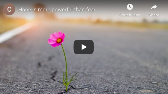 Hope is more powerful than fear - Join me for a 30 Day Challenge